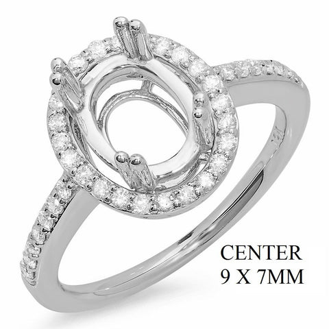 PMI 14W@3.52 38RD1+@0.28 (9X7) OVAL HALO