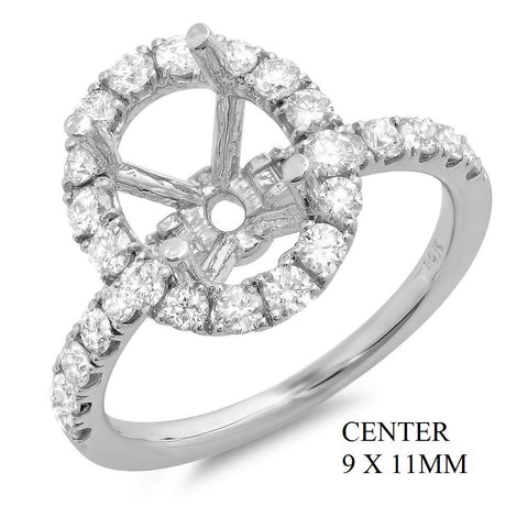 PMI 14W@3.70 28RD1@0.96 9X11 OVAL HALO
